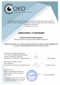 Образец  ДИПЛОМА